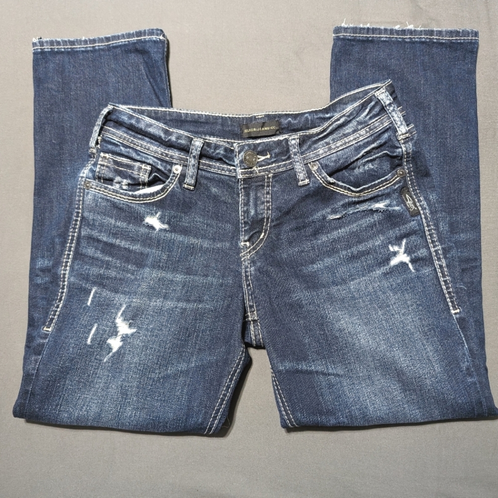 Silver Jeans Suki Capri W27 L22.5 Women's cropped panks
